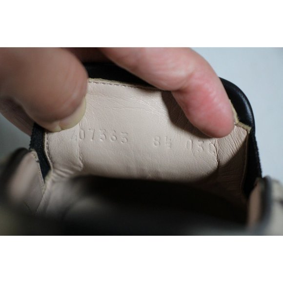 Gucci Beige and Black Slip-On Sneakers - Picture 8 of 8